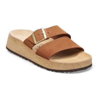 Almina din piele nubuc Pecan