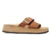 Almina din piele nubuc Pecan