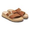 Almina din piele nubuc Pecan