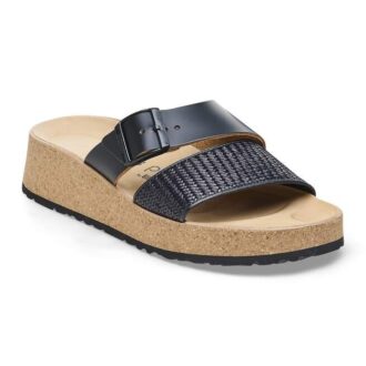 Almina Piele naturală-sintetică Negru
