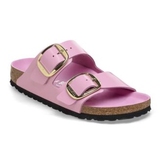 Arizona Big Buckle Piele naturală Lăcuită, lucioasă, roz fondant
