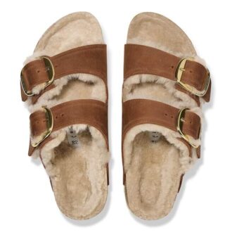 Arizona Big Buckle Shearling Piele naturală uleioasă