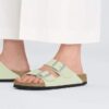 Arizona din piele nubuc, verde lime decolorat Arizona din piele nubuc, verde lime decolorat