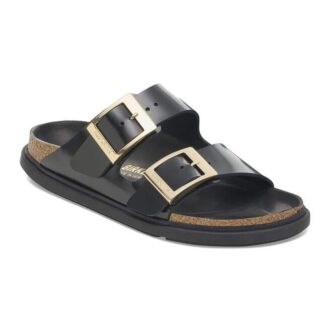 Arizona Droplet Buckle Piele naturală lăcuită