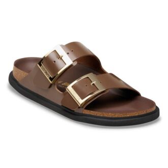 Arizona Droplet Buckle Piele naturală lăcuită