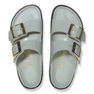 Arizona Droplet Buckle Piele naturală lăcuită