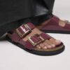 Arizona Droplet Buckle Piele naturală lăcuită Arizona Droplet Buckle Piele naturală lăcuită