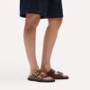 Arizona Droplet Buckle Piele naturală lăcuită