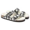 Arizona Shearling Piele de căprioară – Shearling Plaid Alb Arizona Shearling Piele de căprioară – Shearling Plaid Alb