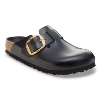 Boston Big Buckle din piele naturală