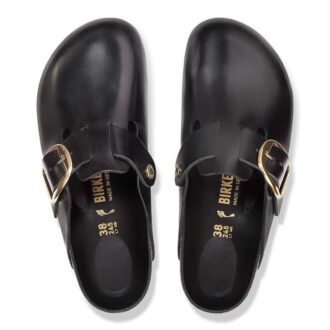 Boston Big Buckle din piele naturală
