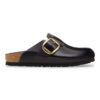 Boston Big Buckle din piele naturală