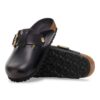 Boston Big Buckle din piele naturală
