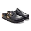 Boston Big Buckle din piele naturală