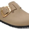 Boston Big Buckle din piele naturală uleioasă