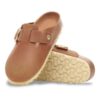 Boston Big Buckle din piele naturală uleioasă