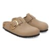 Boston Big Buckle din piele naturală uleioasă