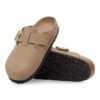 Boston Big Buckle din piele naturală uleioasă