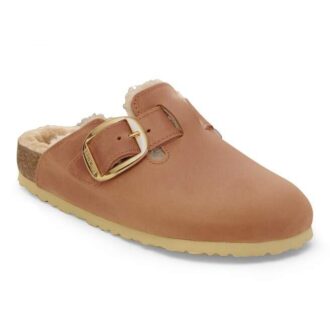 Boston Big Buckle Shearling Piele naturală uleioasă