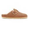 Boston Big Buckle Shearling Piele naturală uleioasă