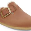 Boston Big Buckle Shearling Piele naturală uleioasă