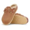 Boston Big Buckle Shearling Piele naturală uleioasă