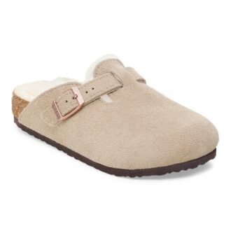 Boston Shearling pentru copii, din piele de căprioară și blană