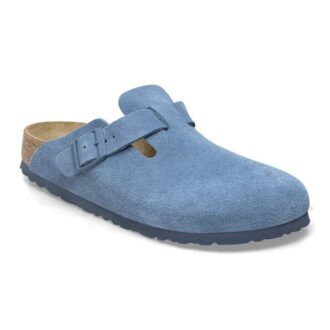 Boston Soft Footbed Piele de căprioară Albastru elementar