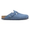 Boston Soft Footbed Piele de căprioară Albastru elementar Boston Soft Footbed Piele de căprioară Albastru elementar