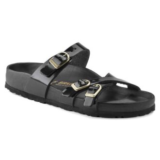 Franca Piele naturală lăcuită Negru lucios