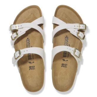 Franca Piele nubuc Alb antic
