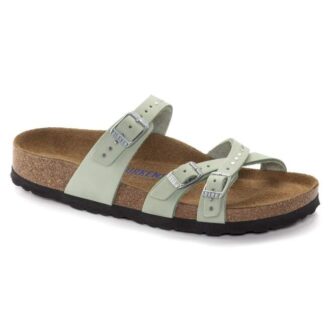 Franca Soft FootbedN Piele nubuc Matcha