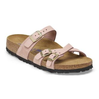 Franca Soft FootbedN Piele nubuc roz pal