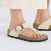 Gizeh Big Buckle din piele naturală nubuc Gizeh Big Buckle din piele naturală nubuc