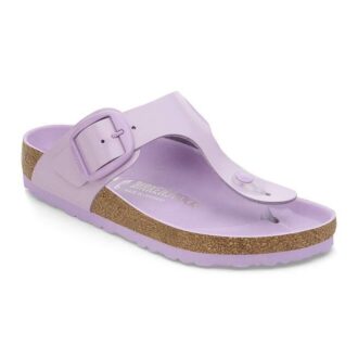 Gizeh Big Buckle Piele naturală Lacată Crocus