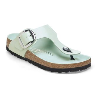 Gizeh Big Buckle Piele naturală lăcuită