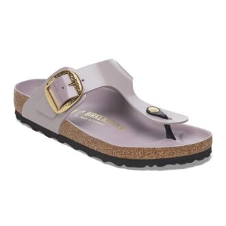Gizeh Big Buckle Piele naturală lăcuită
