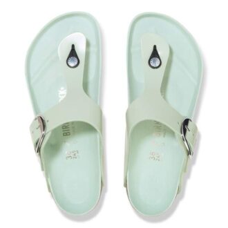 Gizeh Big Buckle Piele naturală lăcuită