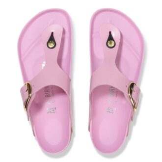 Gizeh Big Buckle Piele naturală lăcuită