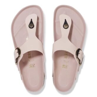 Gizeh Big Buckle Piele naturală lăcuită