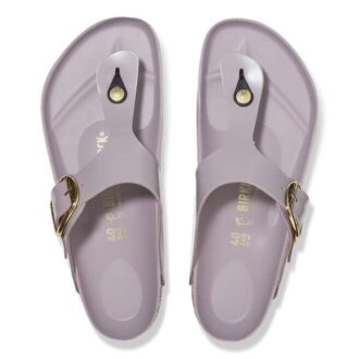 Gizeh Big Buckle Piele naturală lăcuită