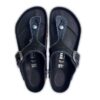 Gizeh Big Buckle Piele naturală Lăcuită Negru Gizeh Big Buckle Piele naturală Lăcuită Negru