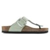 Gizeh Big Buckle Piele nubuc Matcha Gizeh Big Buckle Piele nubuc Matcha