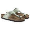 Gizeh Big Buckle Piele nubuc Matcha Gizeh Big Buckle Piele nubuc Matcha