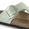 Gizeh Big Buckle Piele nubuc Matcha Gizeh Big Buckle Piele nubuc Matcha