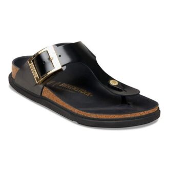 Gizeh Droplet Buckle Piele naturală lăcuită
