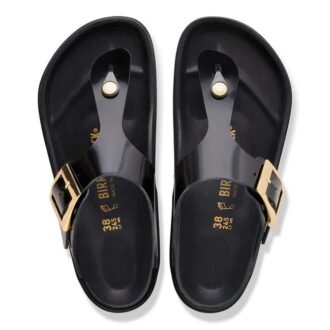 Gizeh Droplet Buckle Piele naturală lăcuită