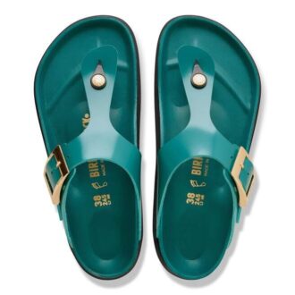 Gizeh Droplet Buckle Piele naturală lăcuită