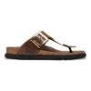 Gizeh Droplet Buckle Piele naturală lăcuită