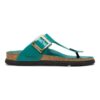 Gizeh Droplet Buckle Piele naturală lăcuită
